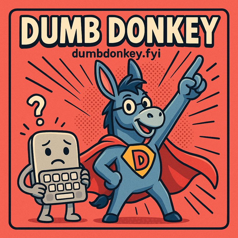 Dumb Donkey comic page